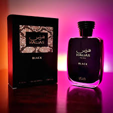 Hawas Black for Men – Eau de Parfum, 3.33 oz - Long Lasting Notes - Rich with woody, citrus, and mossy